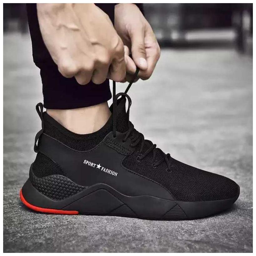 

GODIGO Men Sports Shoes Running Shoes ( Black )