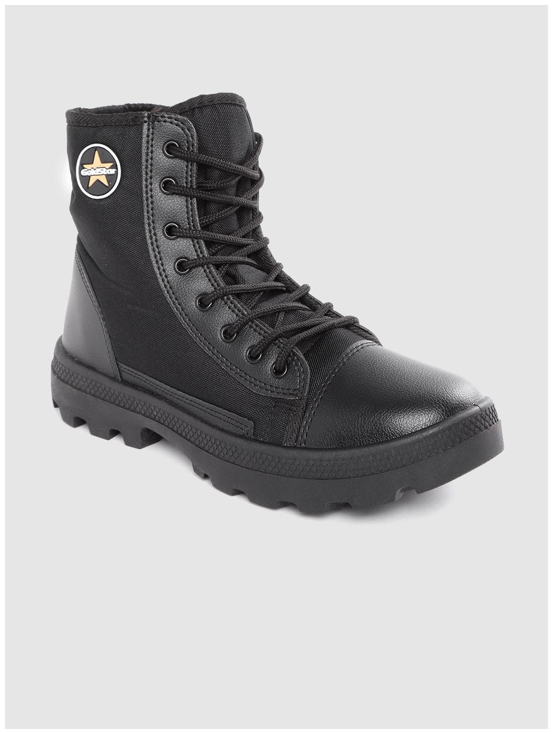 

Goldstar Men Black Ankle Boots - GOLDSTAR JUNGLE BOOT