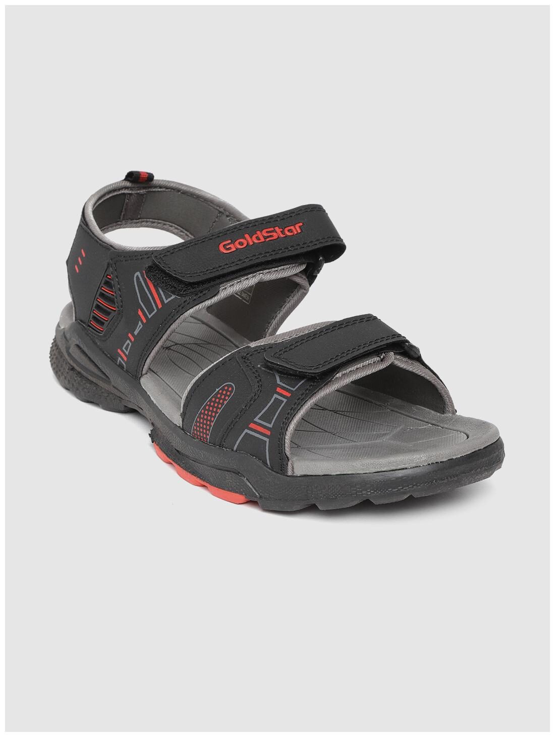 

Goldstar Men Black Sandals