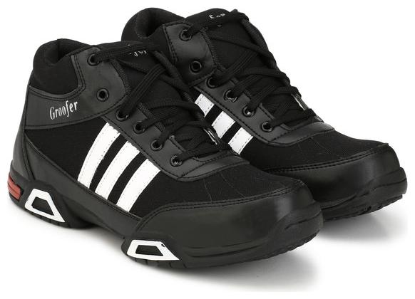 

Groofer Men 461White Walking Shoes ( Black White )