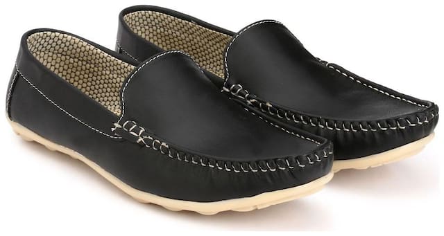 Groofer Loafers For Men ( Black )