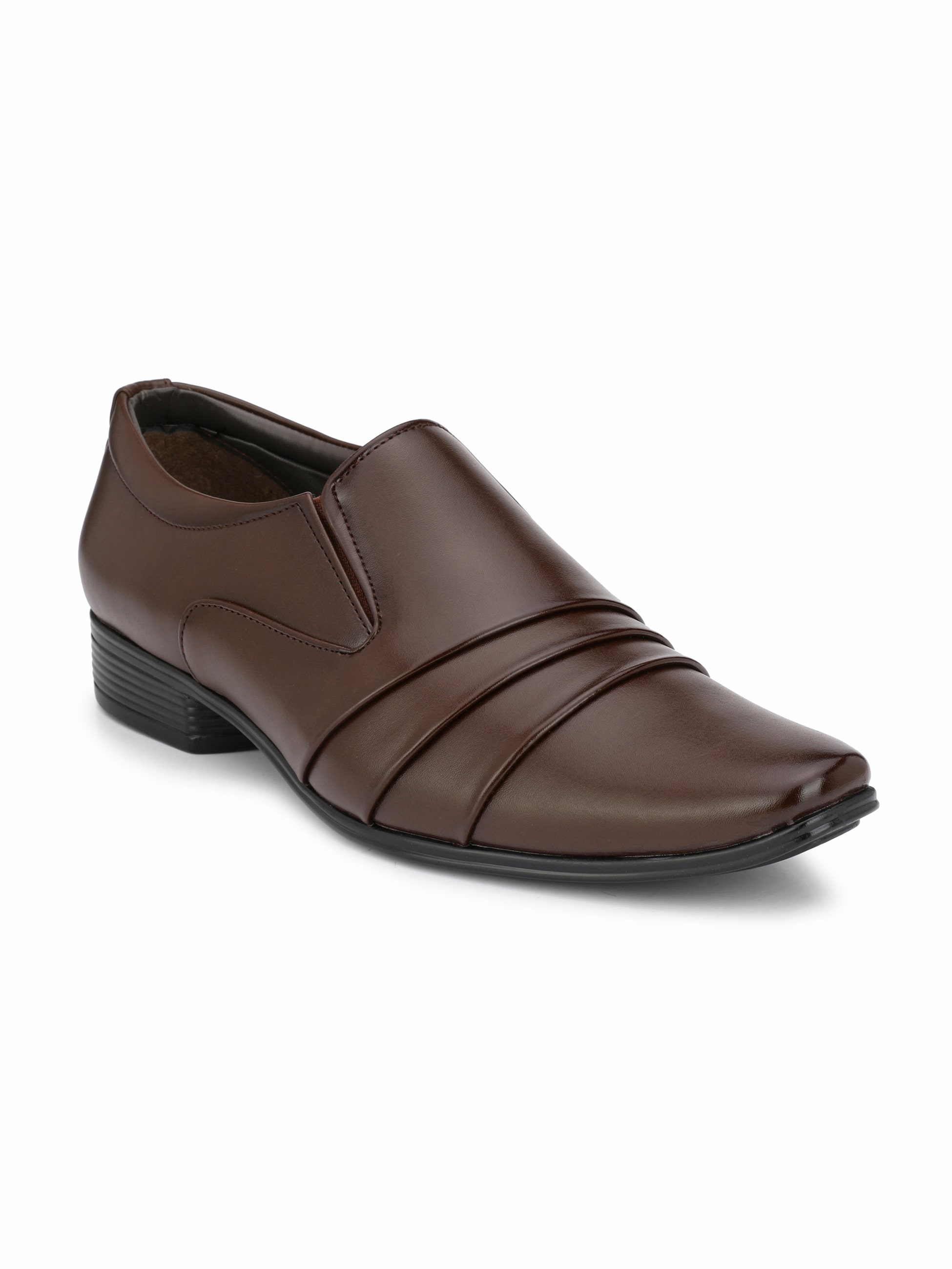 

Guava Men Brown Slip-On Formal Shoes - GV15JA462