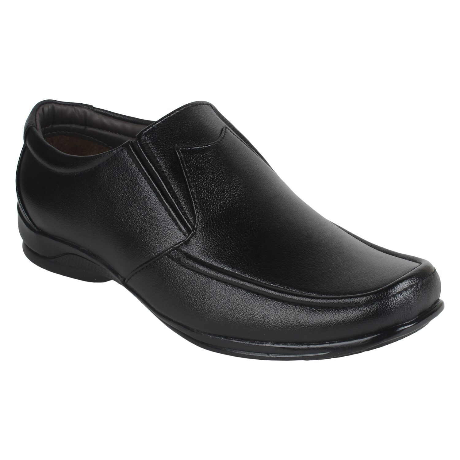 

Guava Men Black Slip-On Formal Shoes - GV15JA191