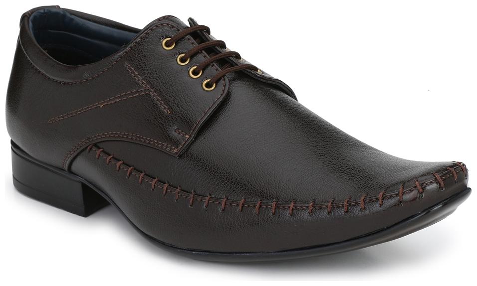

Guava Men Brown Derby Formal Shoes - GV15JA627