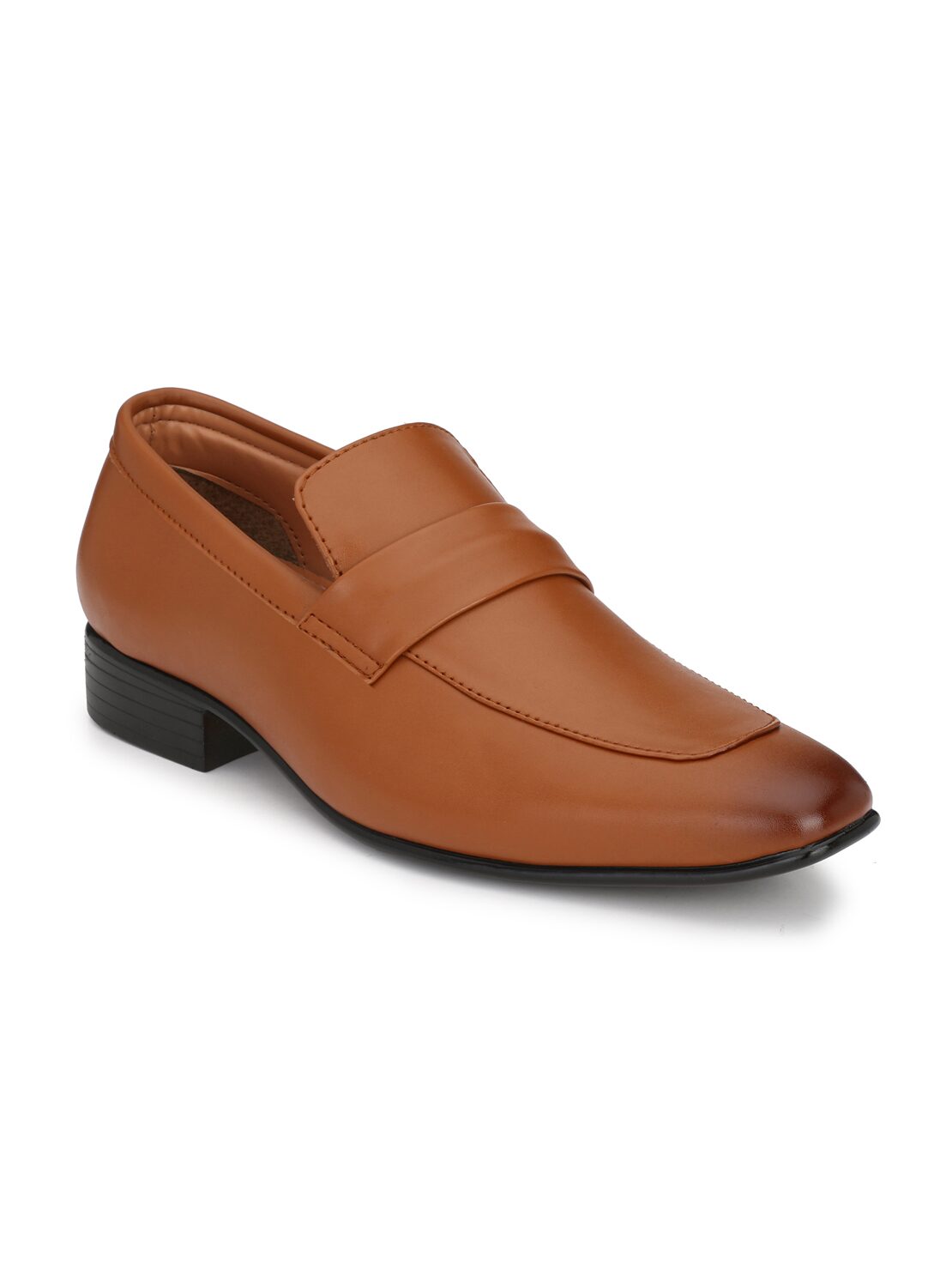 

Guava Men Tan Slip-On Formal Shoes - GV15JA631