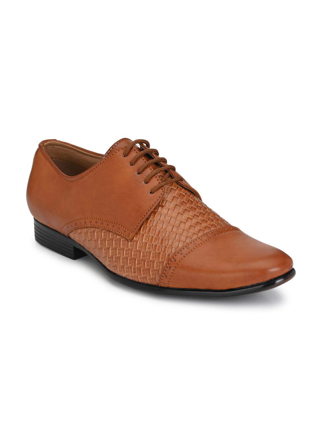 

Guava Men Tan Derby Formal Shoes - GV15JA662