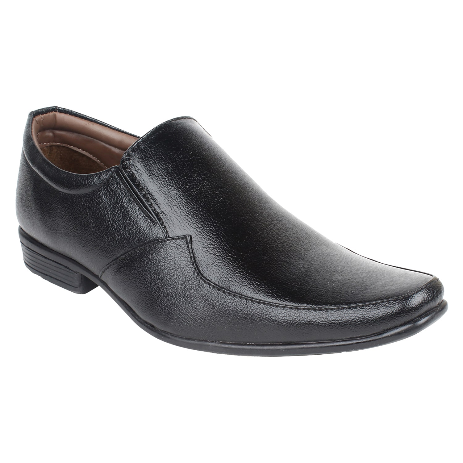 

Guava Men Black Slip-On Formal Shoes - GV15JA144