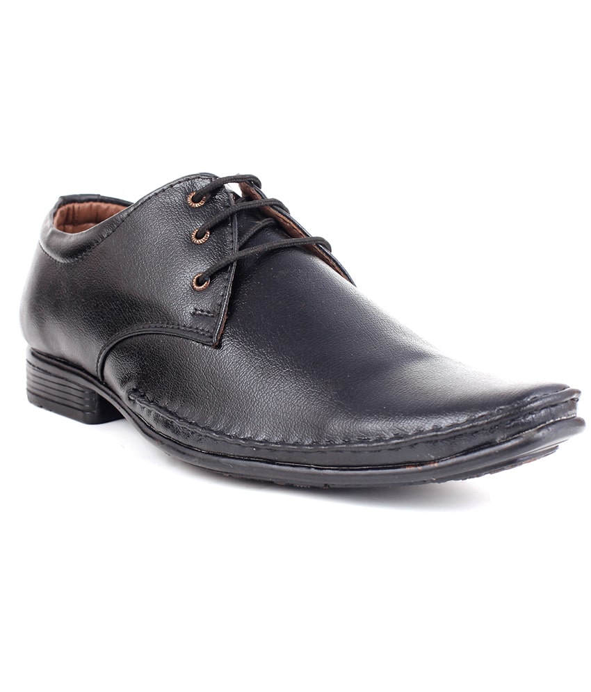 

Guava Men Black Derby Formal Shoes - GV15JA146