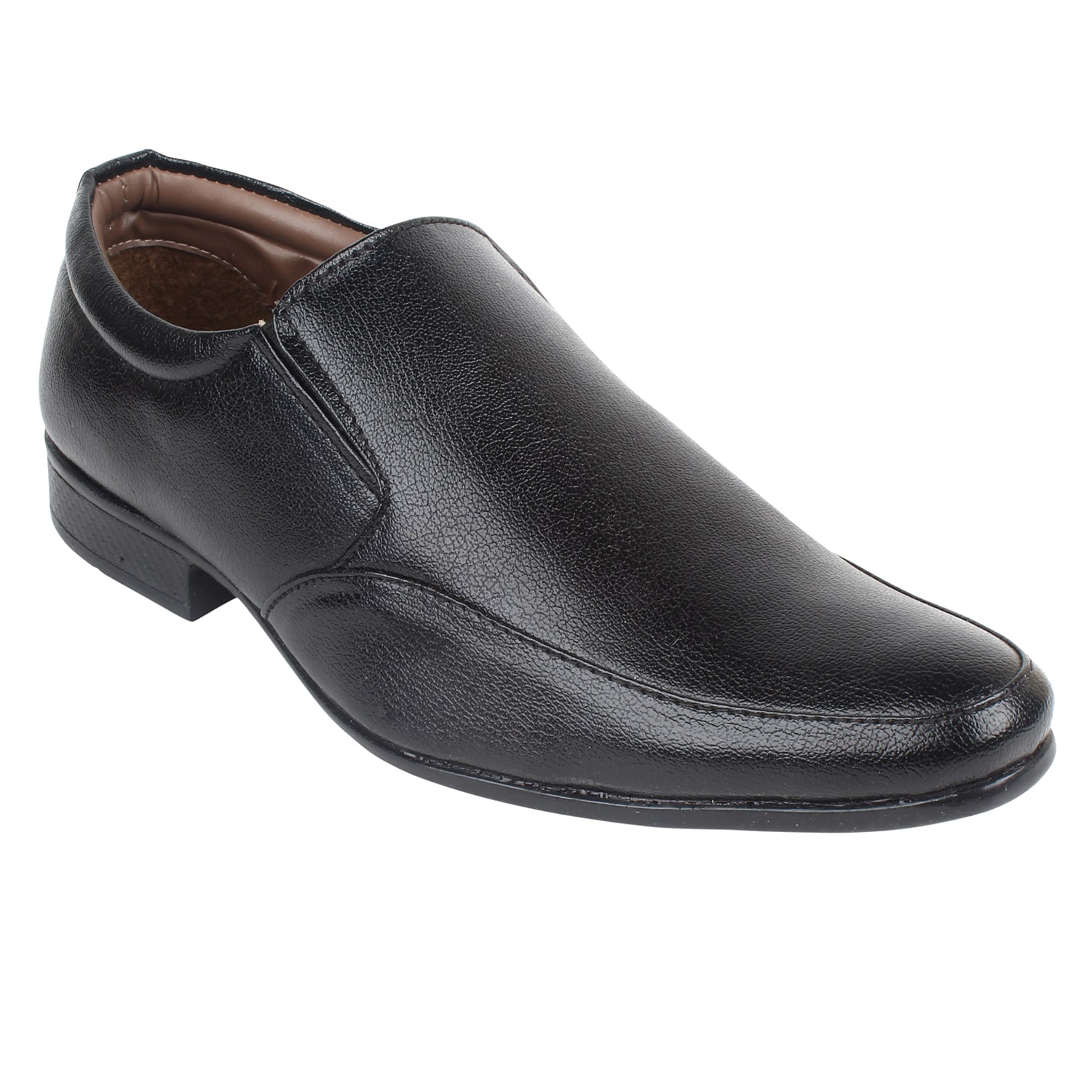 

Guava Men Black Slip-On Formal Shoes - GV15JA145