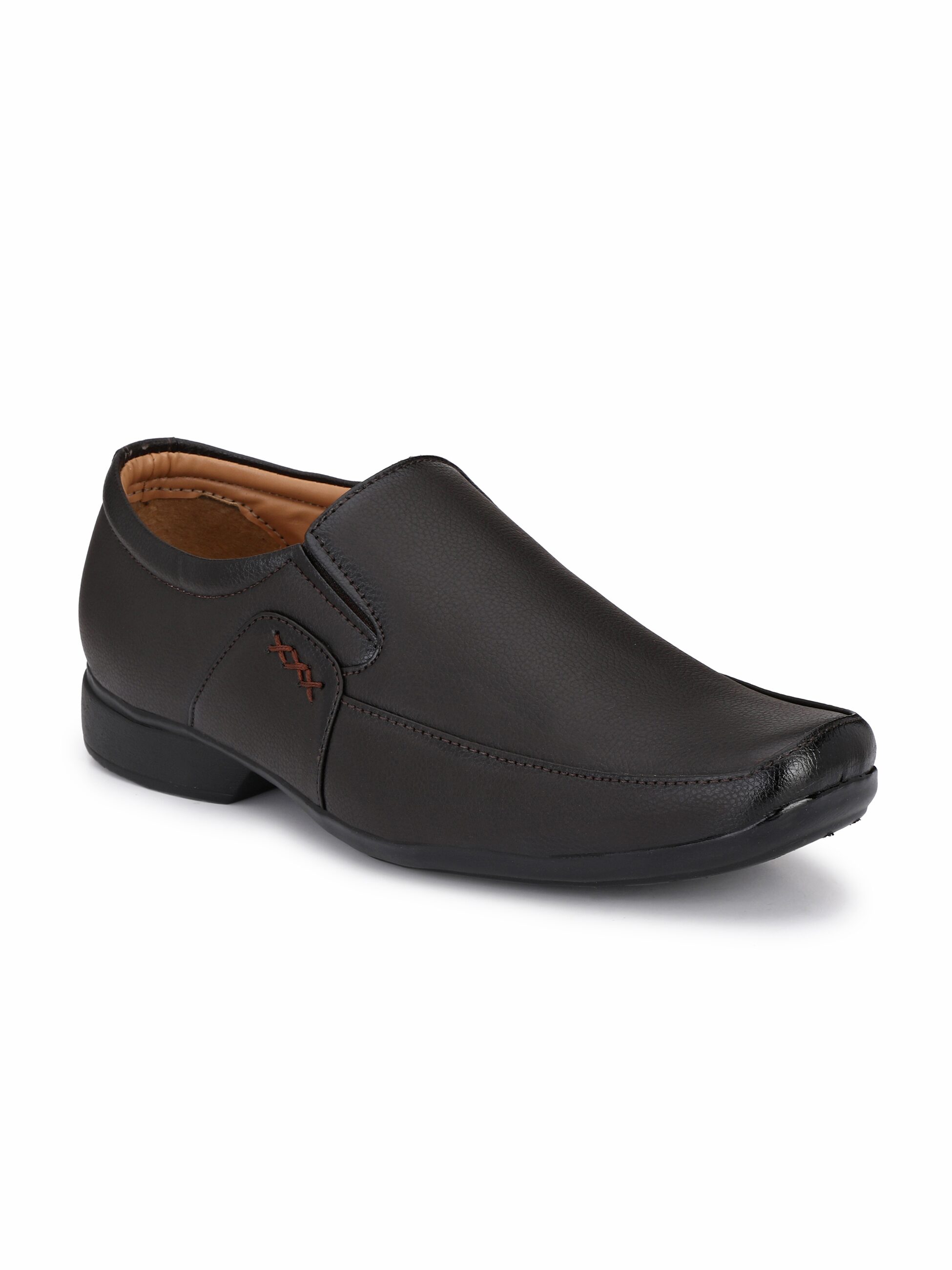 

Guava Men Brown Slip-On Formal Shoes - GV15JA655