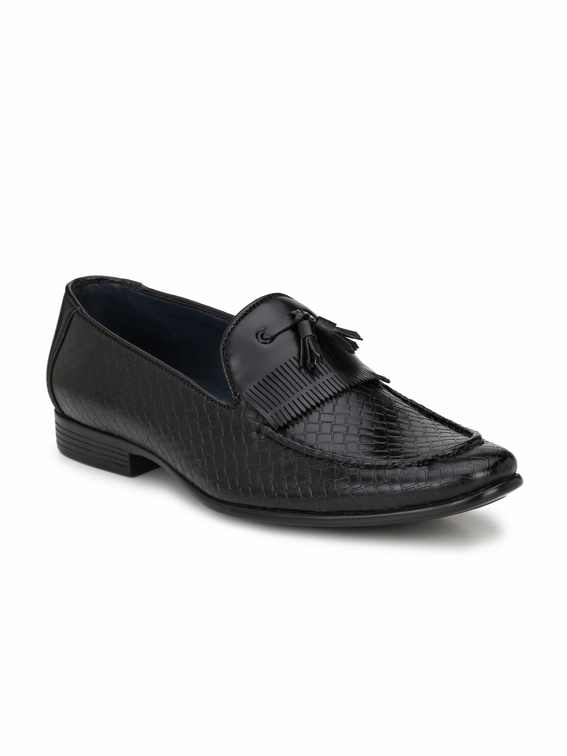 

Guava Men Black Slip-On Formal Shoes - GV15JA591