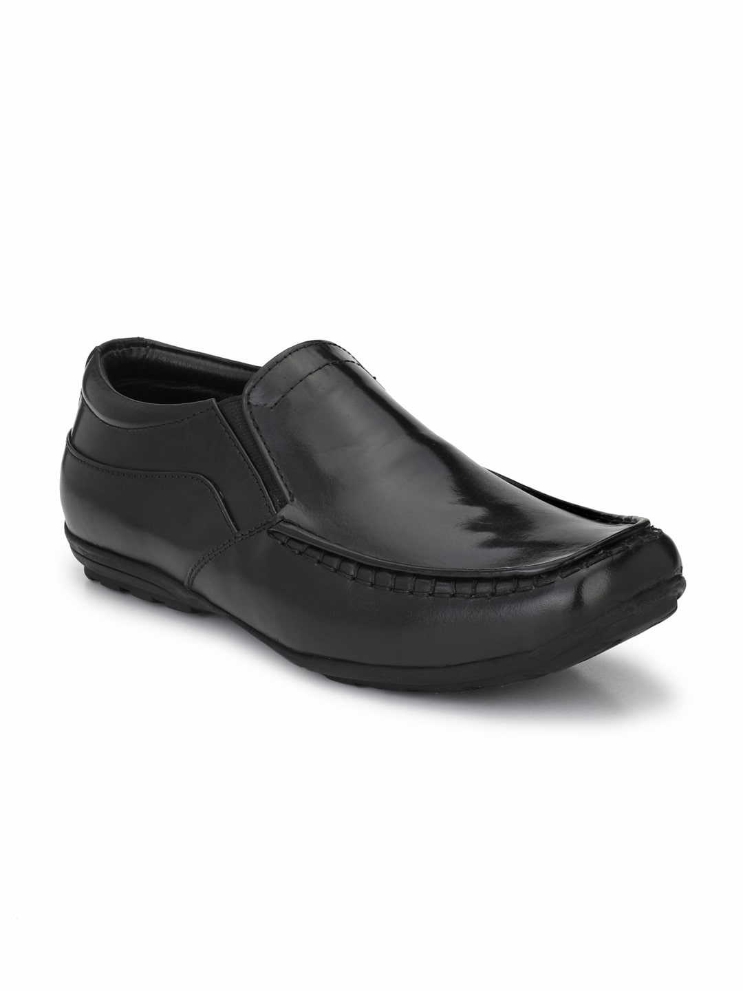 

Guava Men Black Slip-On Formal Shoes - GV15JA528