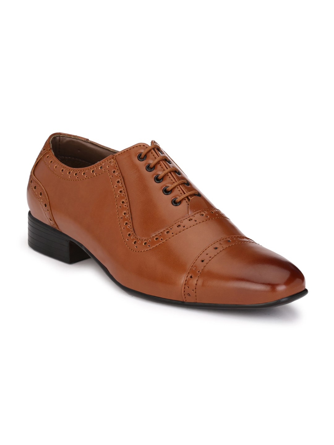

Guava Men Tan Oxford Formal Shoes - GV15JA437