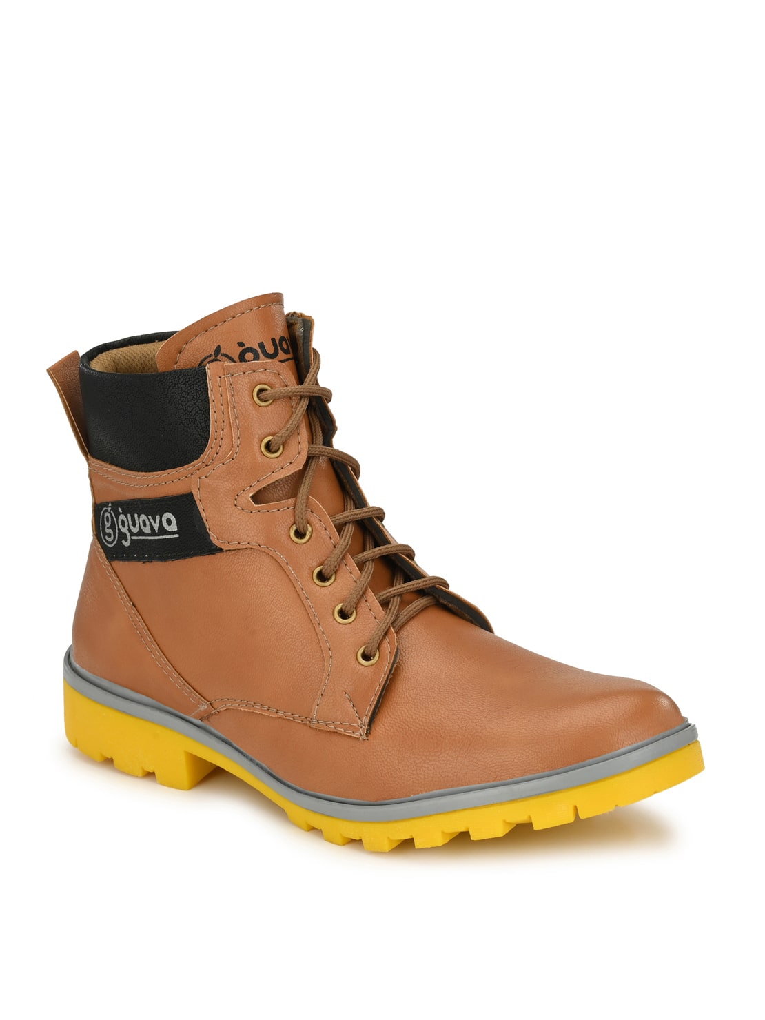 

Guava Men Tan Outdoor Boots - GV15JA688