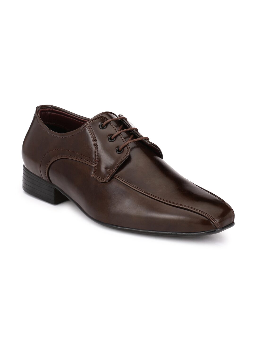

Guava Men Brown Derby Formal Shoes - GV15JA431