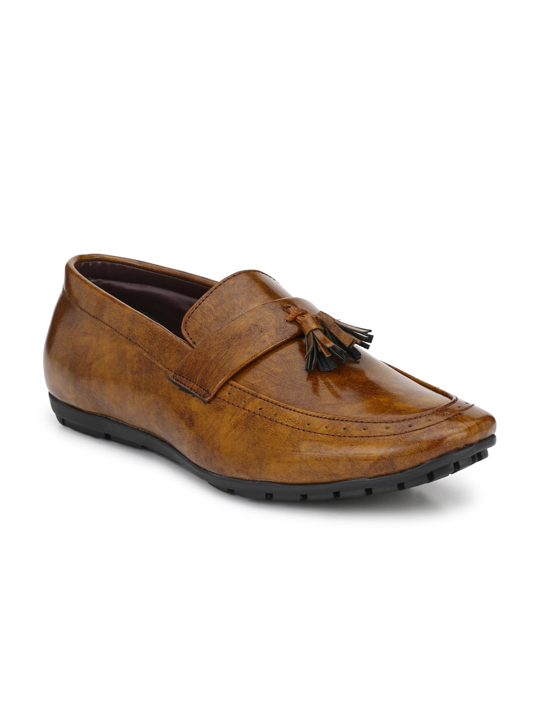 

Guava Men Tan Slip-On Formal Shoes - GV15JA567