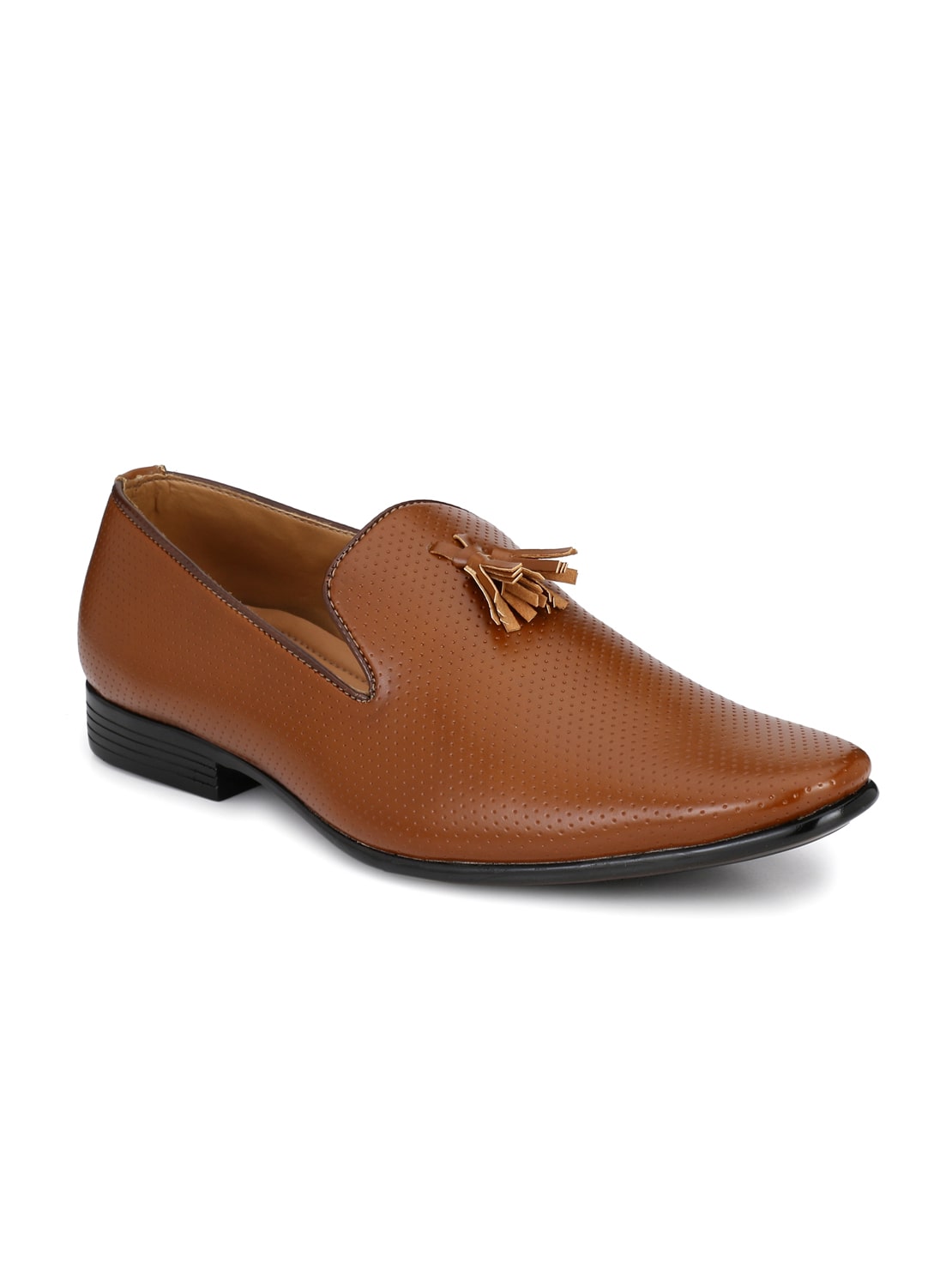 

Guava Men Tan Slip-On Formal Shoes - GV15JA581