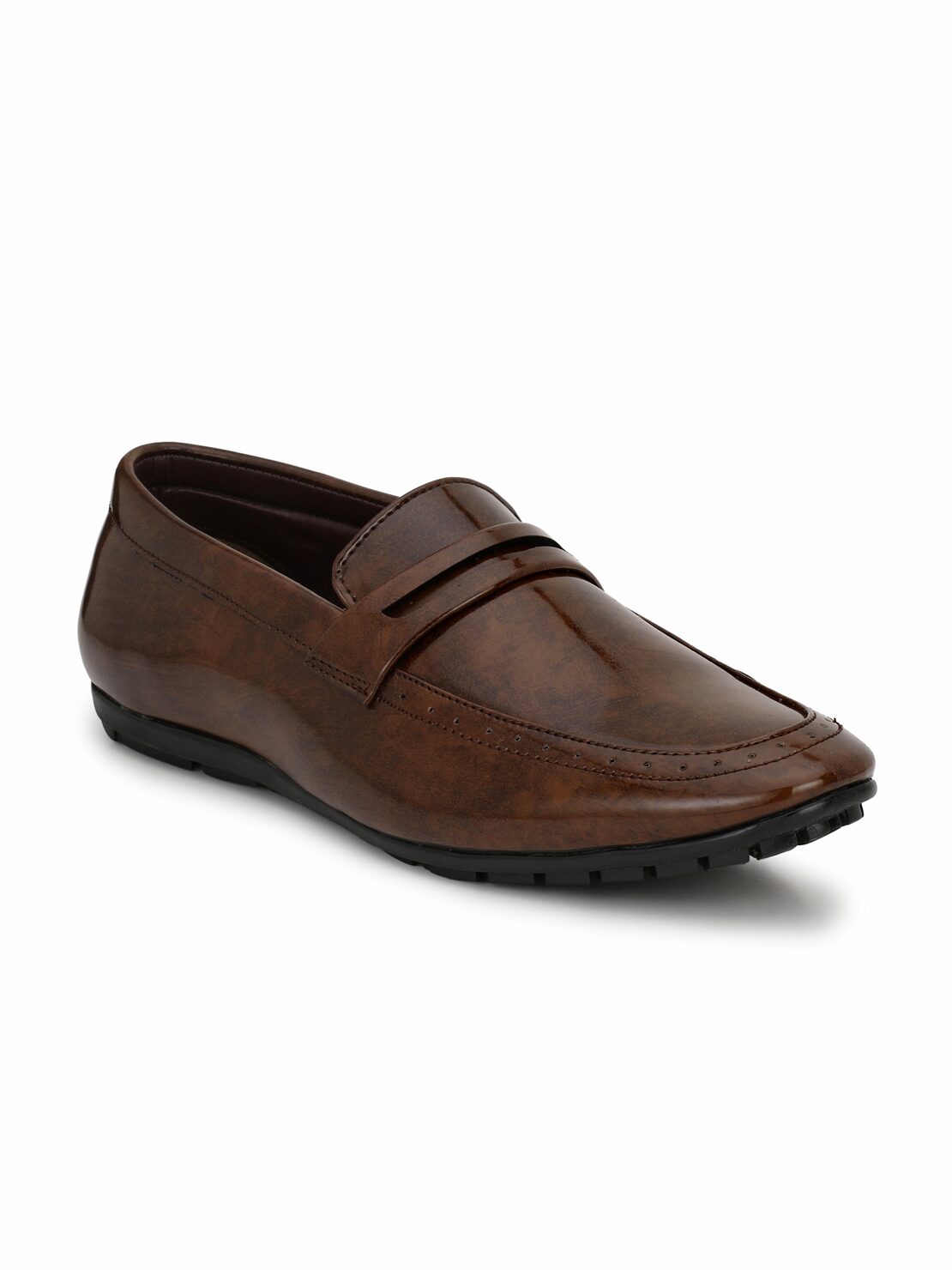 

Guava Men Brown Slip-On Formal Shoes - GV15JA594