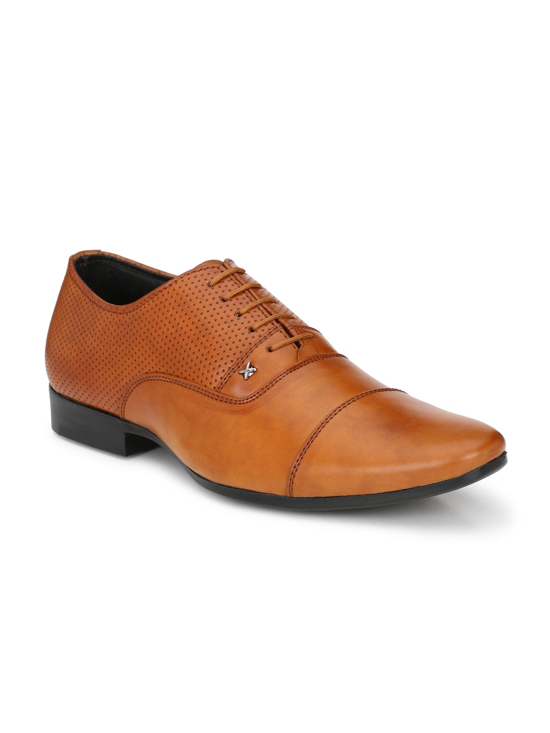

Guava Men Tan Oxford Formal Shoes - GV15JA588