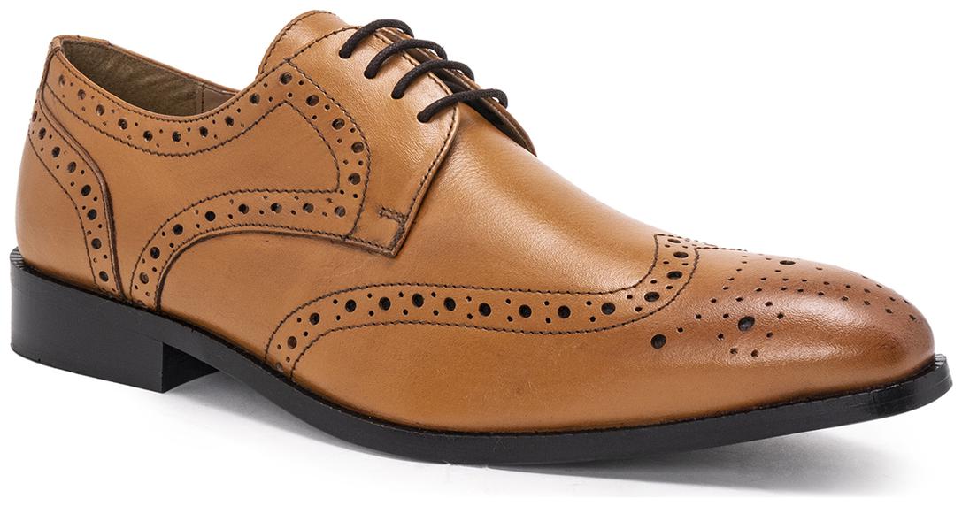 

Hats Off Accessories Men Tan Brogues Formal Shoes - HOA-AW20004