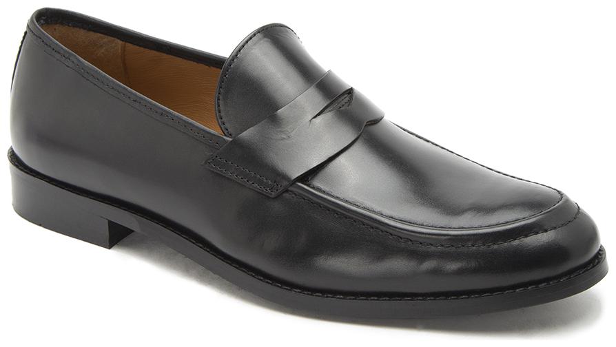 

Hats Off Accessories Genuine Leather Black Penny Formal
