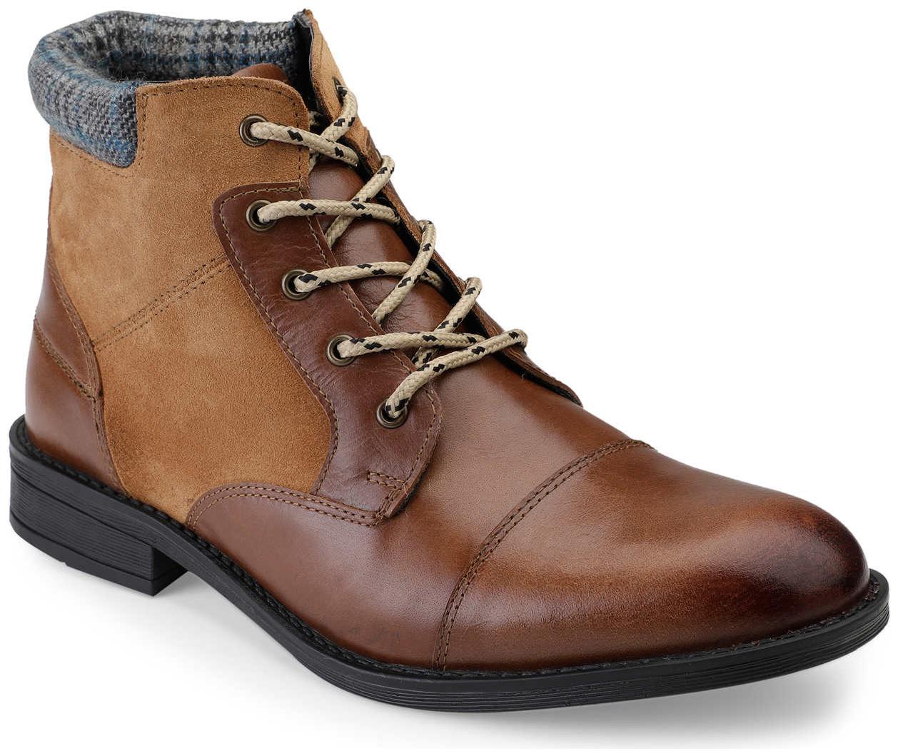 

Hats Off Accessories Men Brown Ankle Boots - HOA-AW20018BROWN