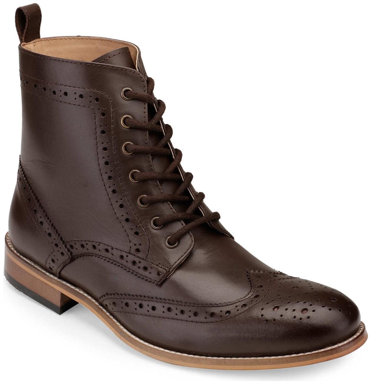 

Hats Off Accessories Men Brown Ankle Boots - HOA-AW20014BROWN