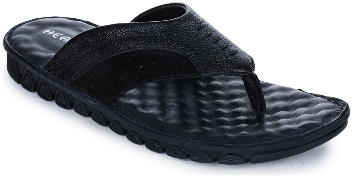 

Healers By Liberty Men Black Formal Slippers Flip-Flops