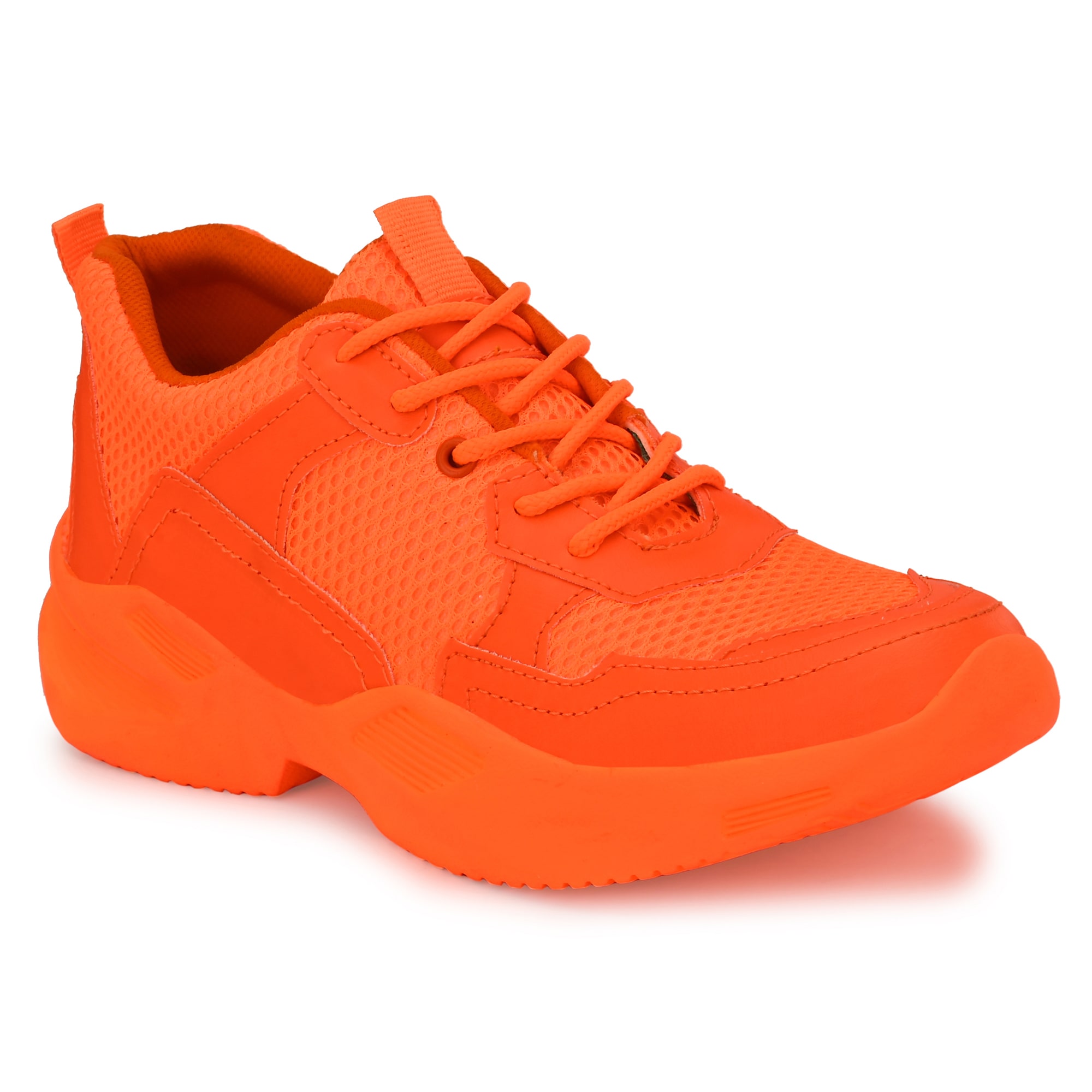 

HEEDERIN Men Running Shoes ( Orange )