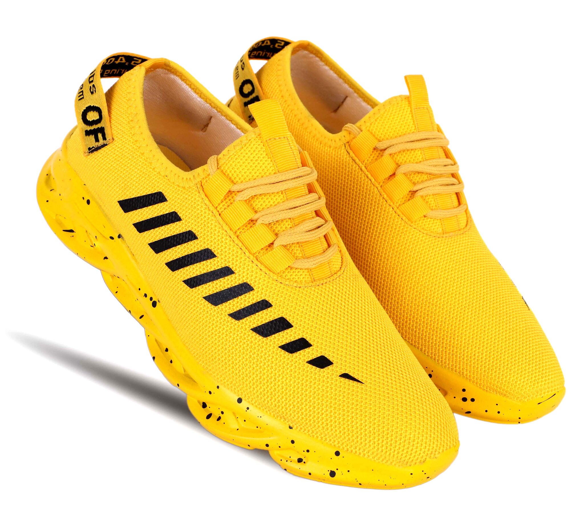 

HEEDERIN Men Running Shoes ( Yellow )