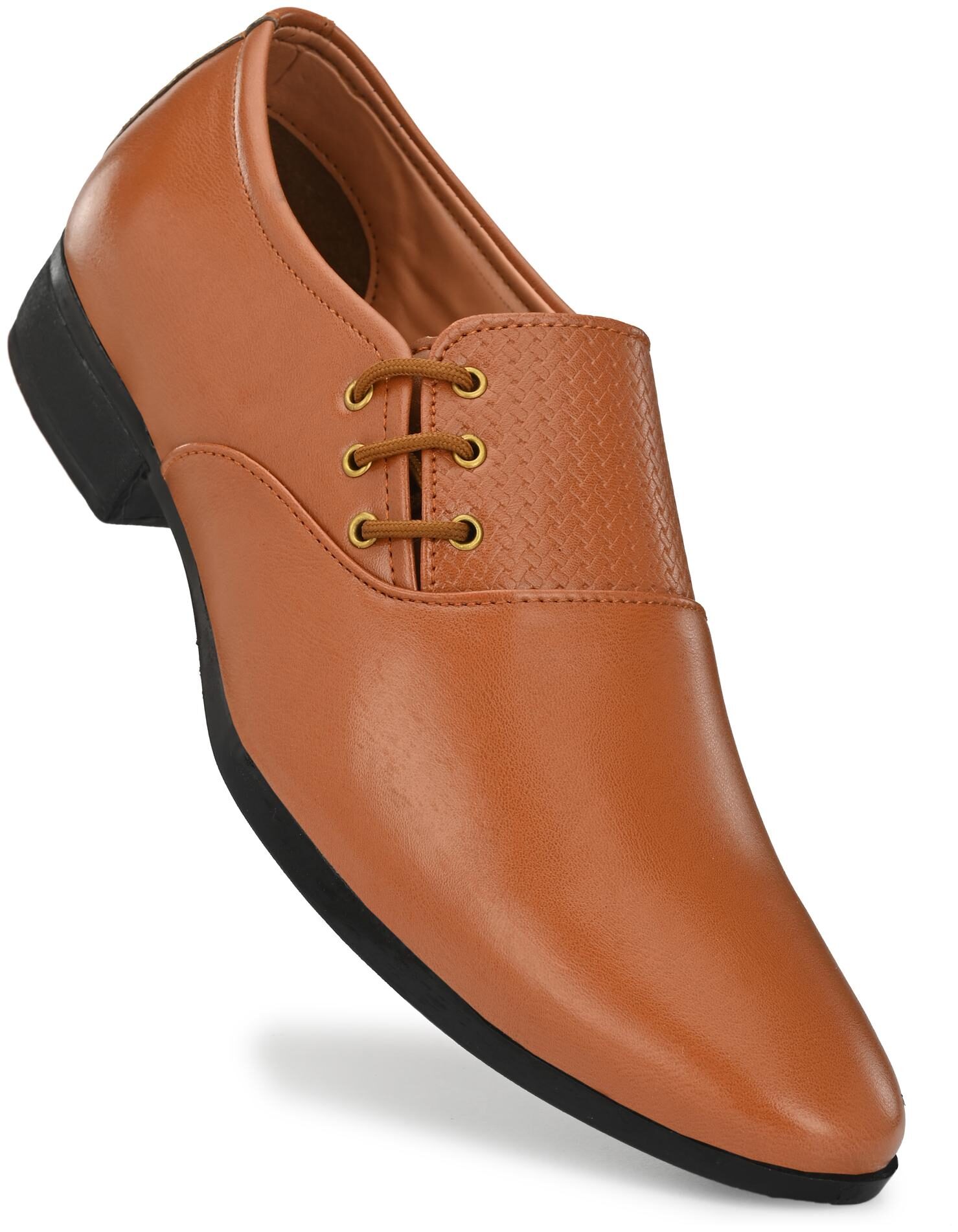 

HEEDERIN Men Tan Derby Formal Shoes - HD 147