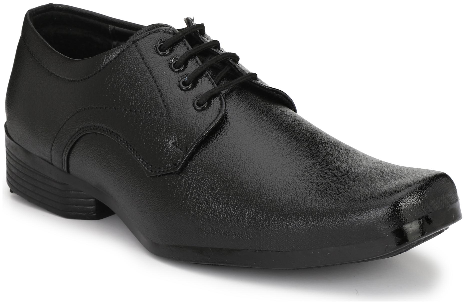 

HEEDERIN Men Black Derby Formal Shoes