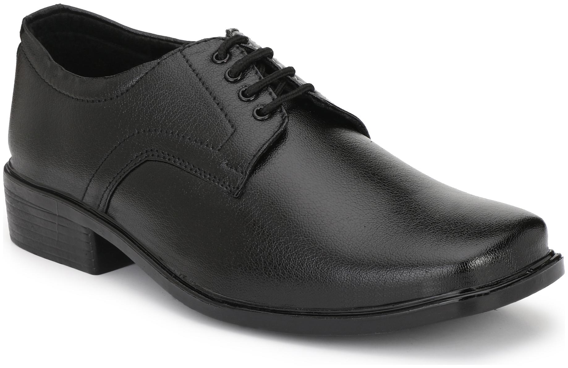 

HEEDERIN Men Black Derby Formal Shoes
