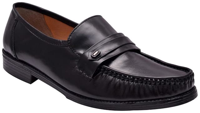 Hi Rel'S Black Formal Shoes (Size-7)
