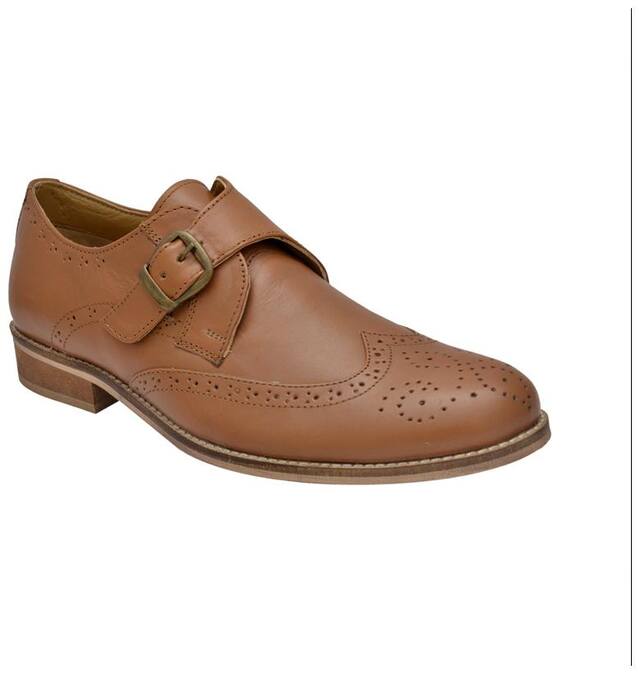 Hi Rel's Brown Faux Leather Shoe