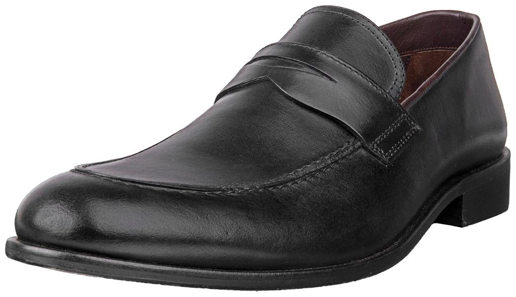 

HIDESIGN EDWARD BLACK LEATHER MEN S FORMAL MOCCASSINS