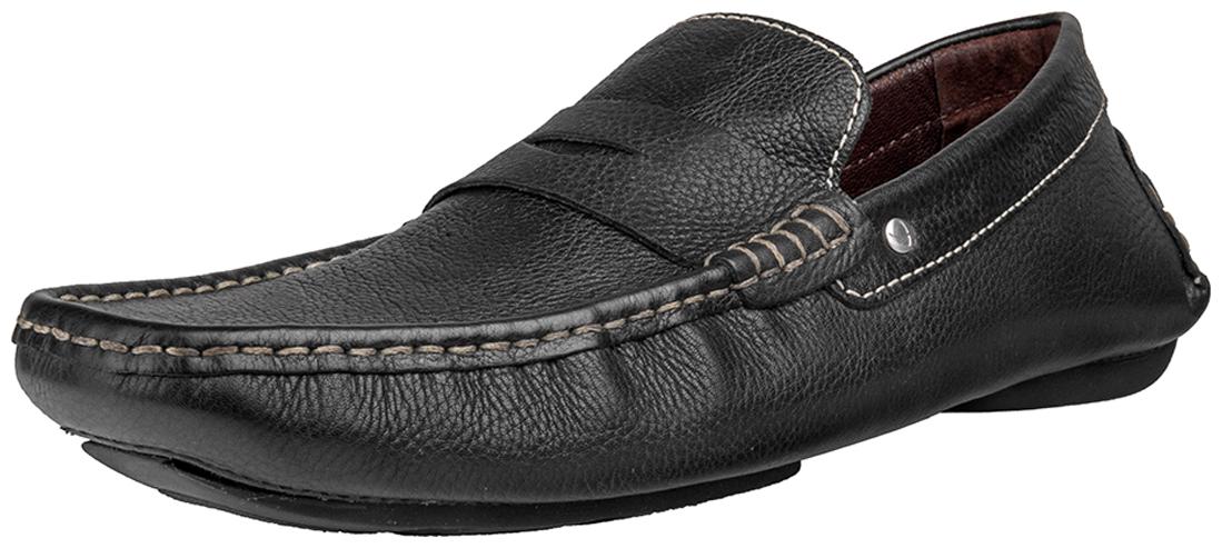 

Hidesign Men Black Loafers