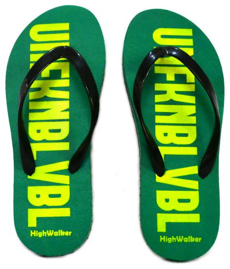 

HighWalker Green Flat Slippers