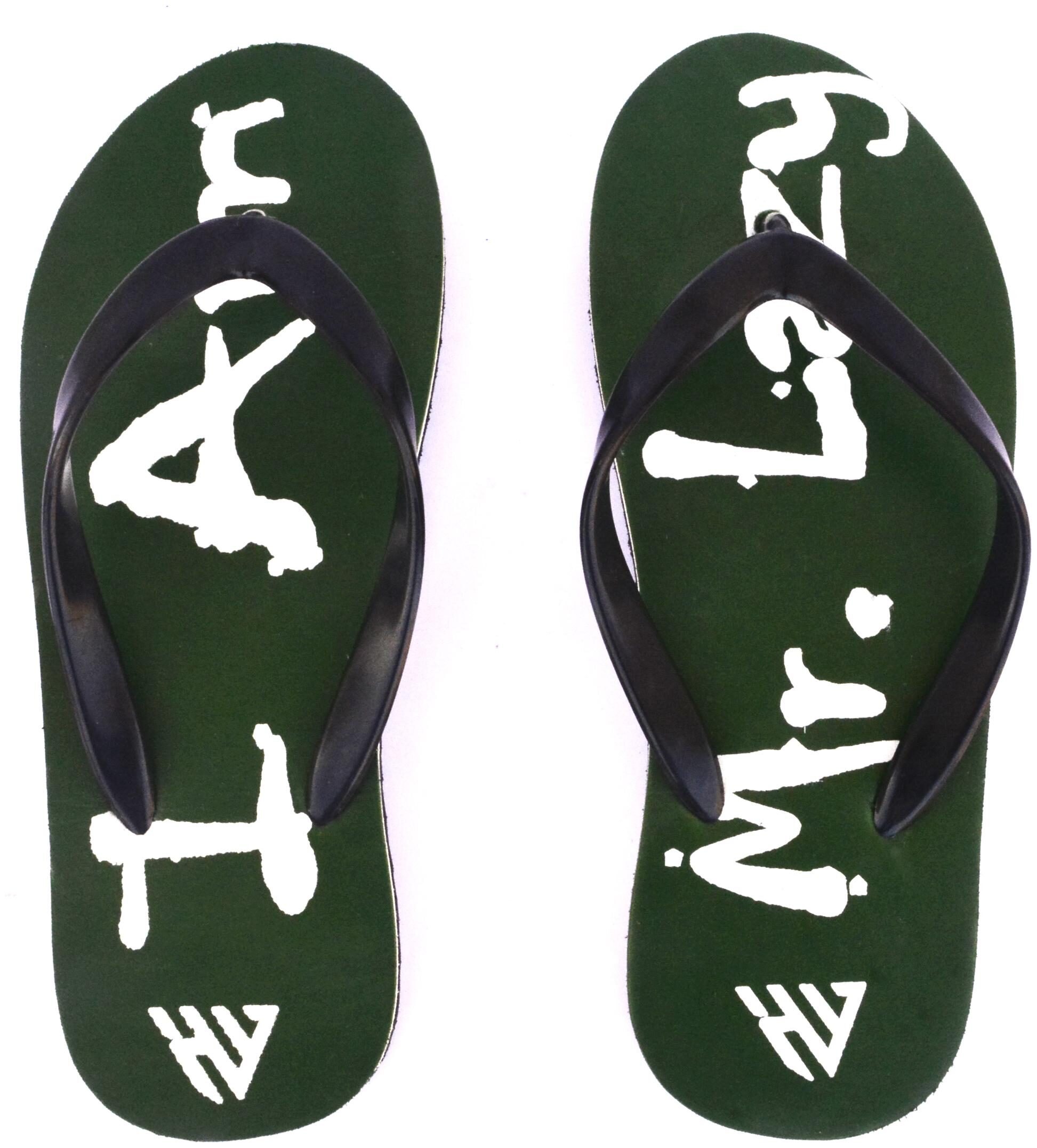

HighWalker Men Green Black Flip-Flops - 1 Pair