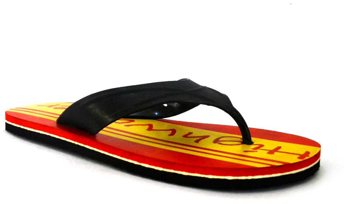 

HighWalker Men Red Black Indoor Slippers - 1 Pair