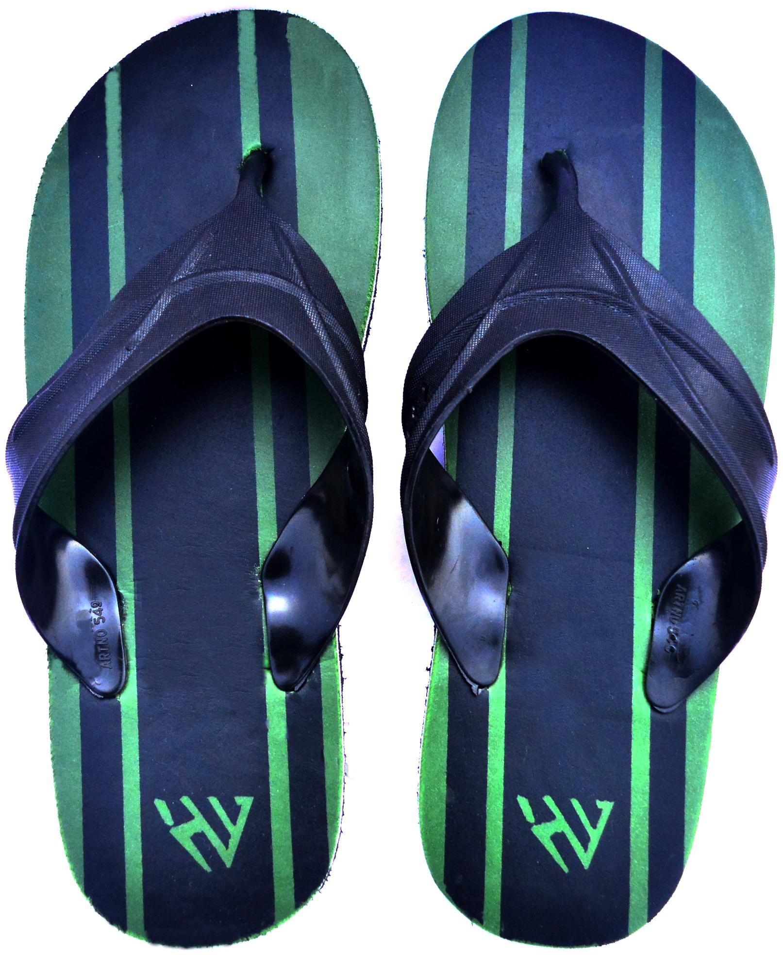 

HighWalker Men Green Blue Flip-Flops - 1 Pair