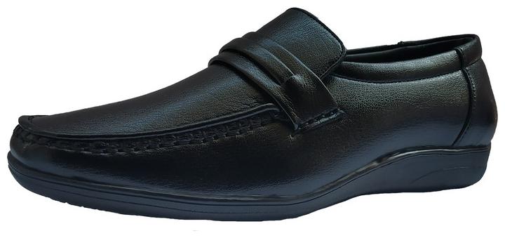 

HIKBI Men Black Slip-On Formal Shoes - 0037MTBK