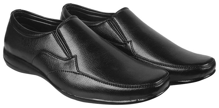 

HIKBI Men Black Slip-On Formal Shoes - 1147BK