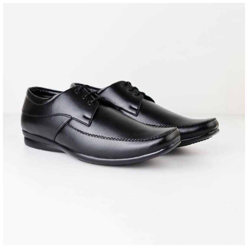 

HIKBI Men Black Derby Formal Shoes - 1133DSBK