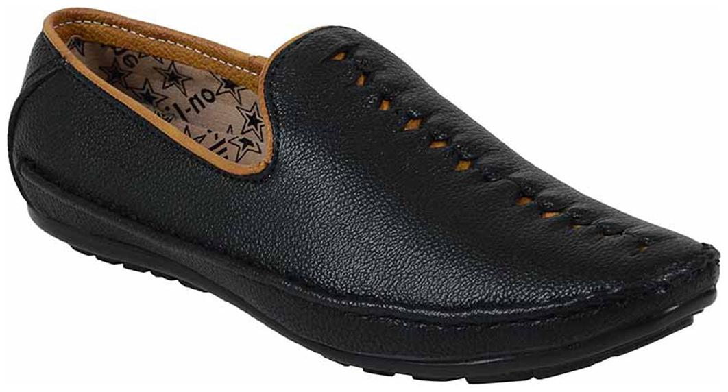 

Hillsvog Men Black Loafers