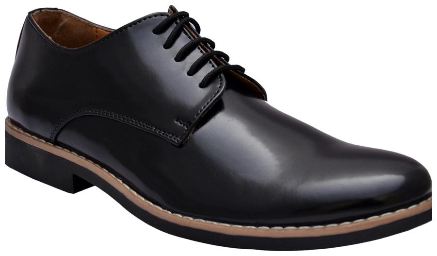 

Hirel s Black Derby Lace Up Shoes
