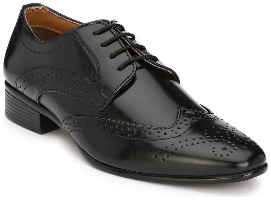 

Hirel s Men Black Formal Shoes