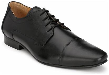 Hirel's Men Black Formal Shoes