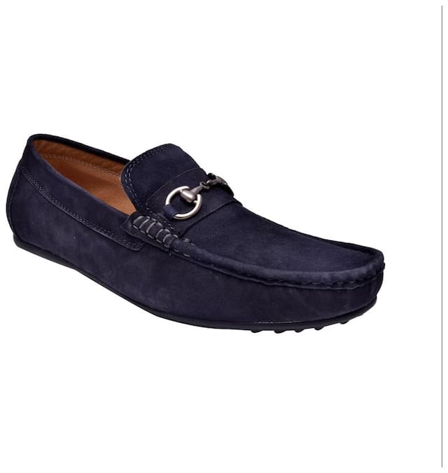 HiRel's Dark Blue Loafers