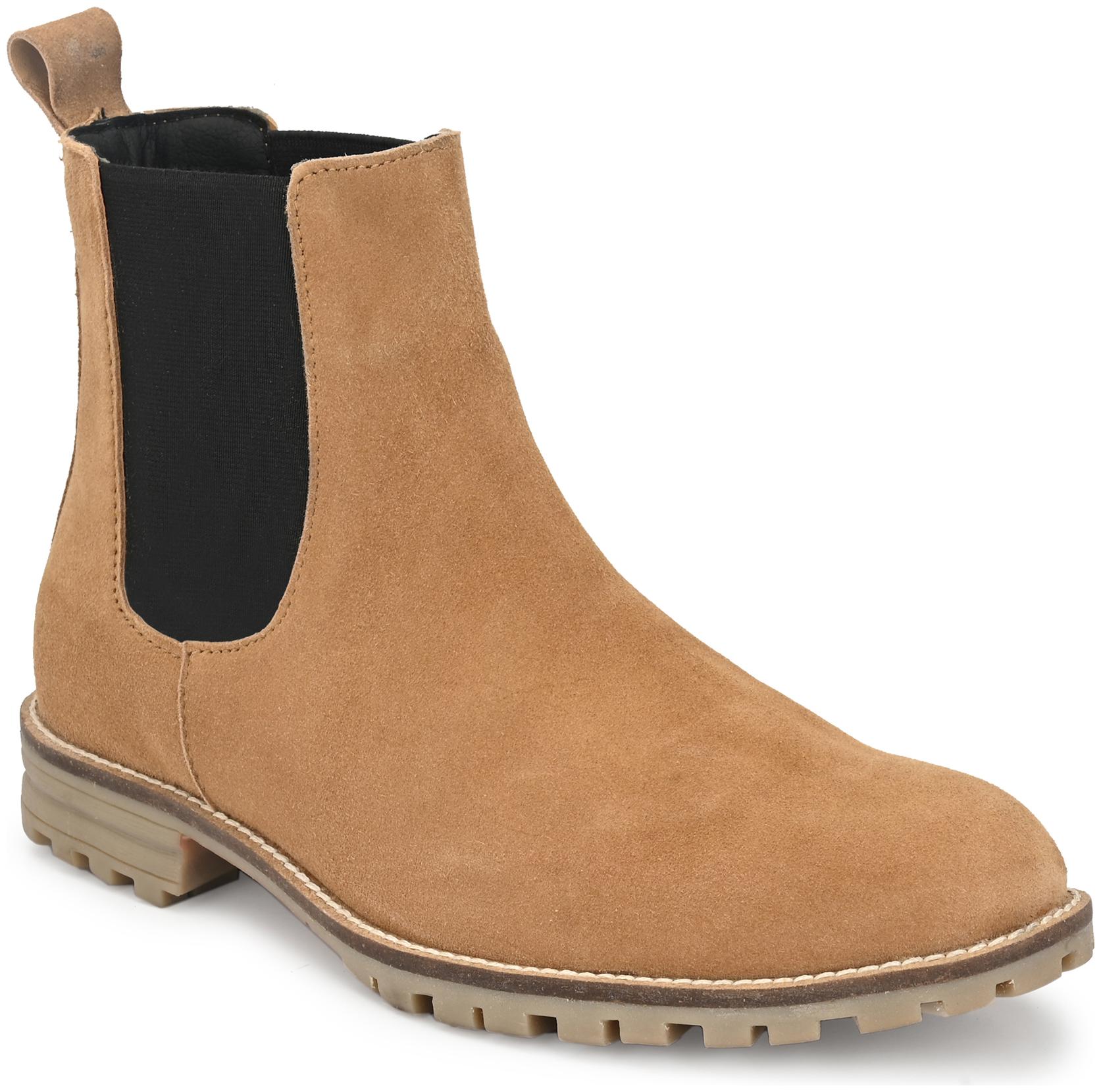 

Hirel s Men Tan Chelsea Boots - HIREL2090